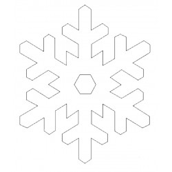 Cartamodello Fiocco di neve