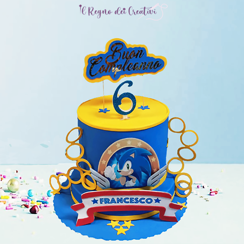 Torta di Compleanno Sonic